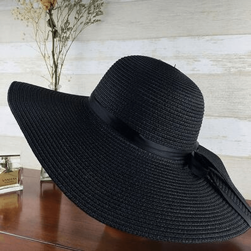 Sommarhatt Solhatt Dam-Personligt-BB-Svart-Hemnix