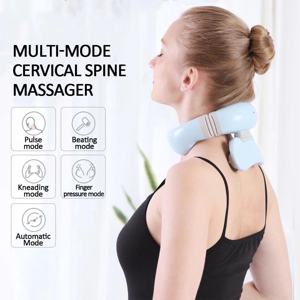 Nackmassage med värme och fjärrkontroll Carvallo