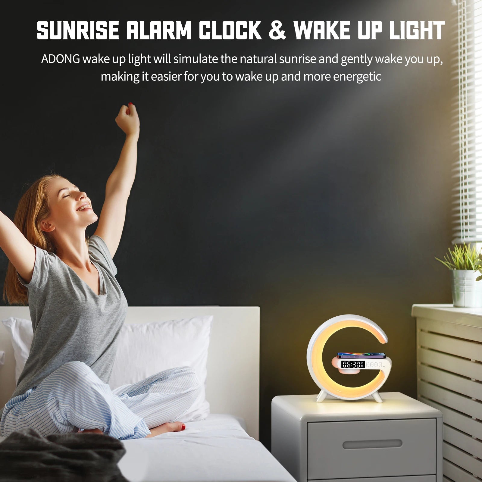 Premium Smart Alarmklocka Carvallo