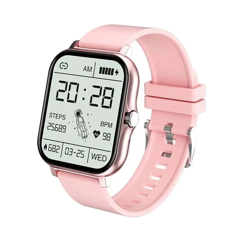 Digital Smart Watch för Män & Kvinnor Med Bluetooth Samtal, Full Touch Skärm, Fitness & Sport Tracker Carvallo