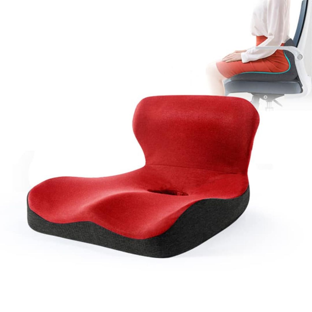 L-formad Ländryggskudde i Memory Foam – Komfort och Stöd för Ryggen