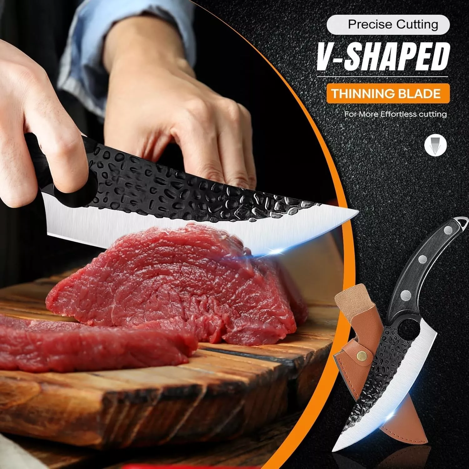 Japansk kniv för hem- och professionell matlagning Carvallo