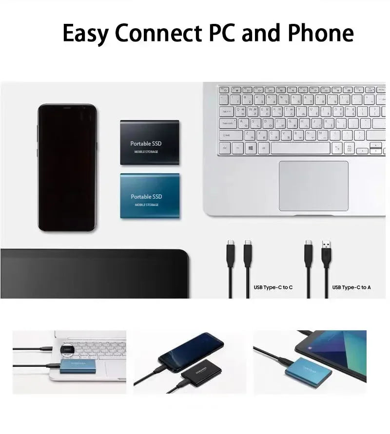 Ultraf snabb 128GB SSD – Kompakt. Hållbar. Alltid redo
