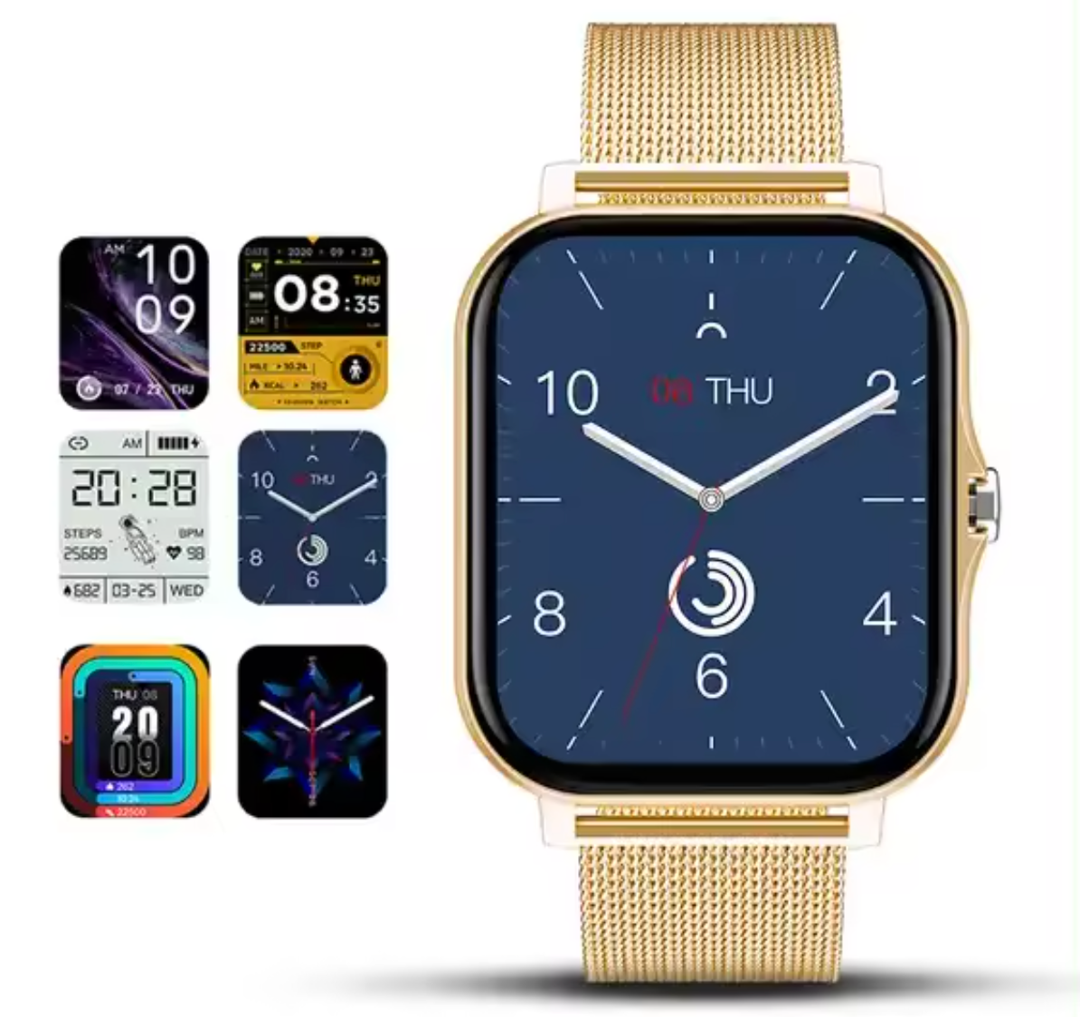 Elegant Smartwatch med Hälsotracking för Damer