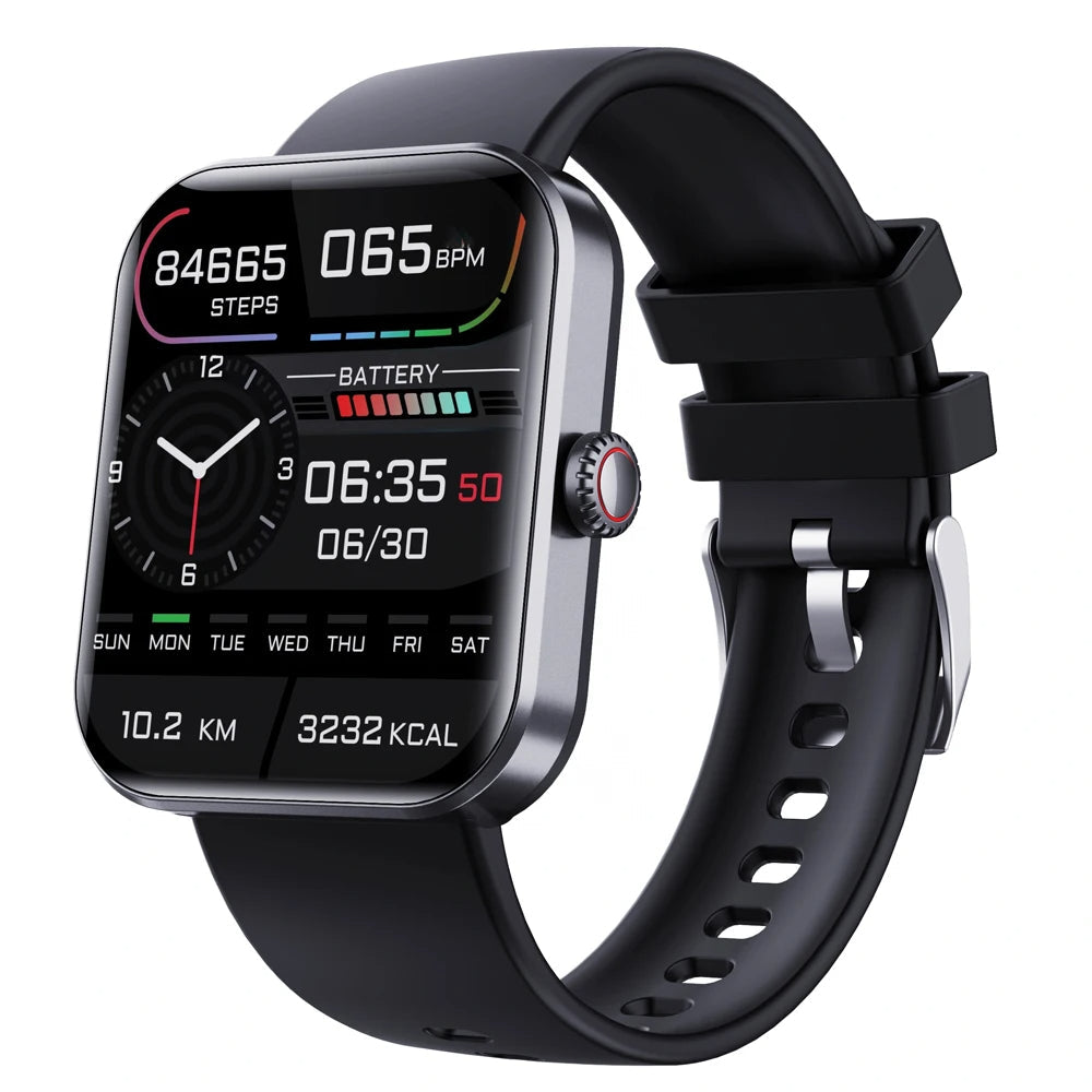 Blodglukosmätning Smartwatch | Smart klocka för icke-invasiv blodglukostestning Carvallo