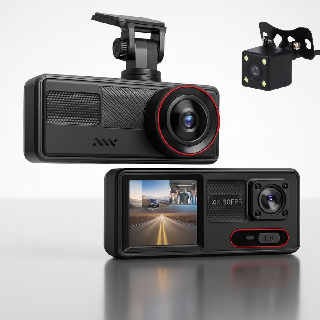 Dashcam fram och bak | Backkamera med app och nattvision | VägVakt