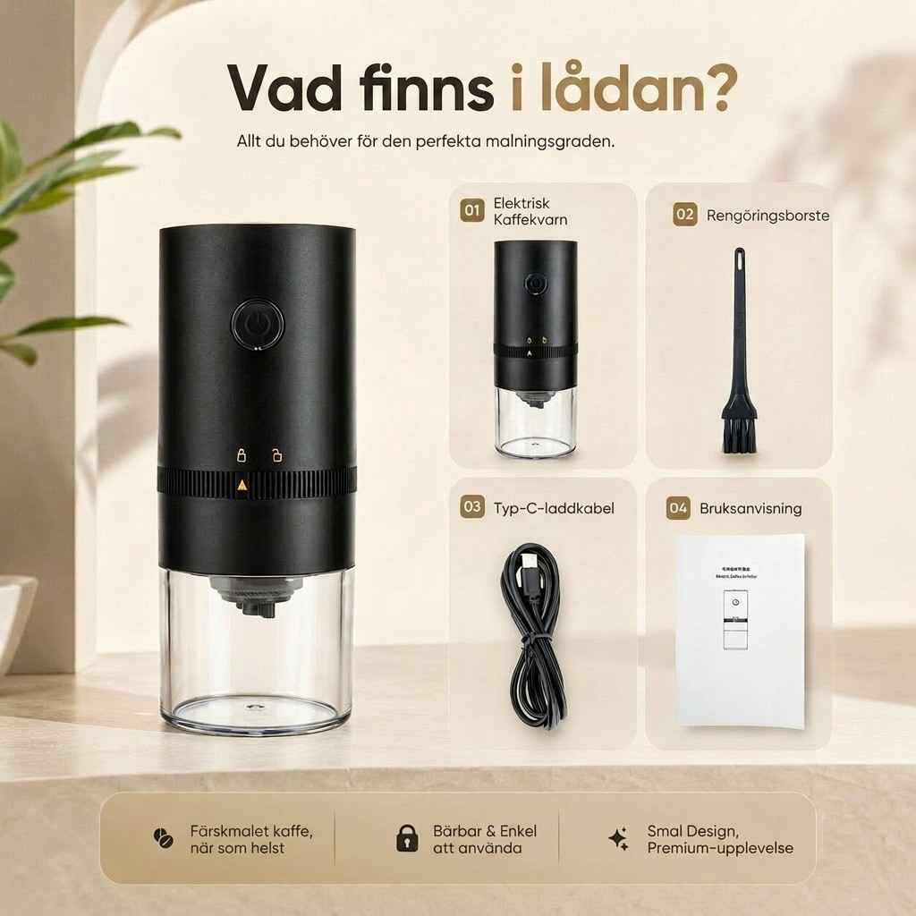 Elektrisk kaffekvarn | Malmkvarn
