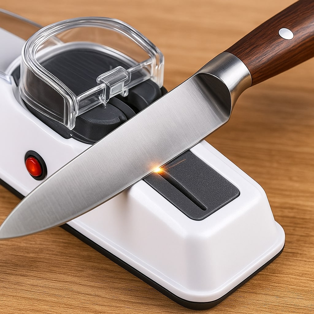 Elektrisk knivslip för kök | Automatisk knivslipare | Skärvass