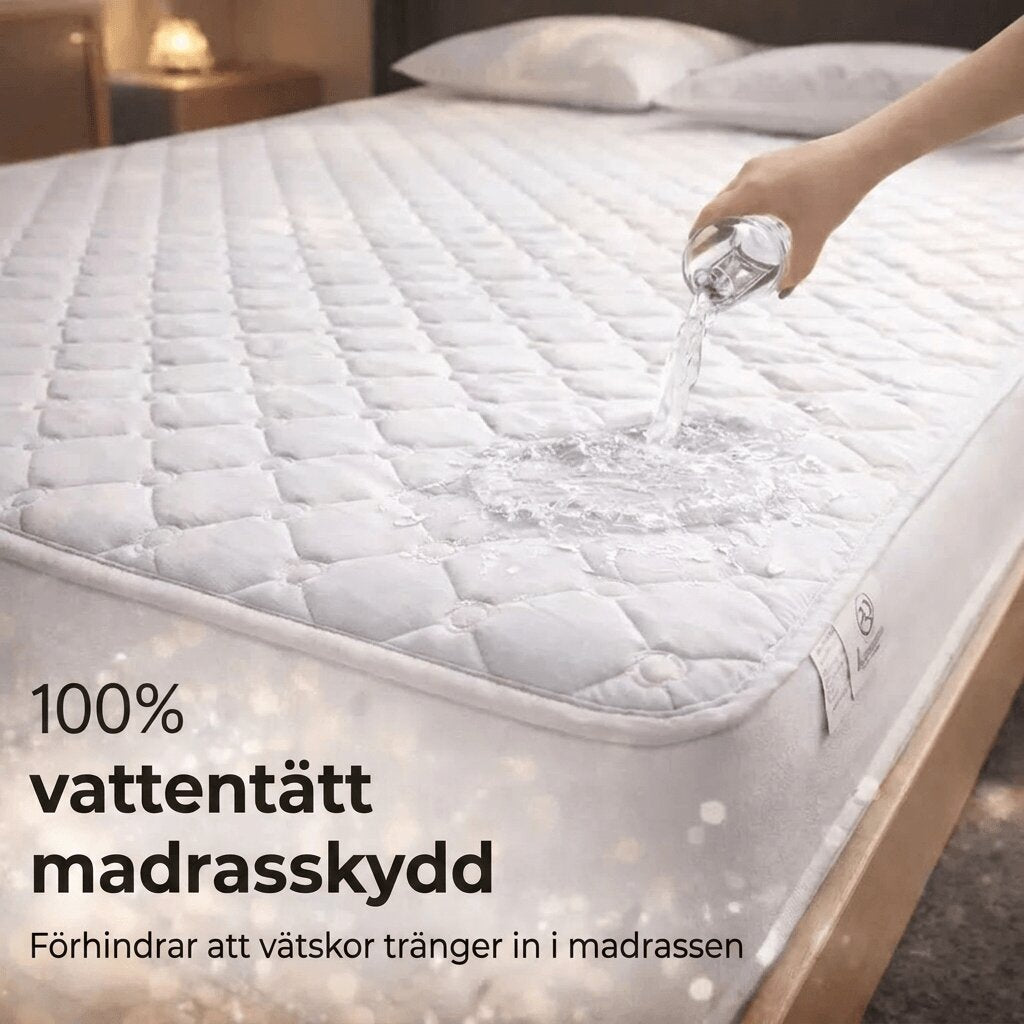 Madrasskydd vattentätt | Dra på lakan skydd | Andningsbart sängskydd | Lakanro